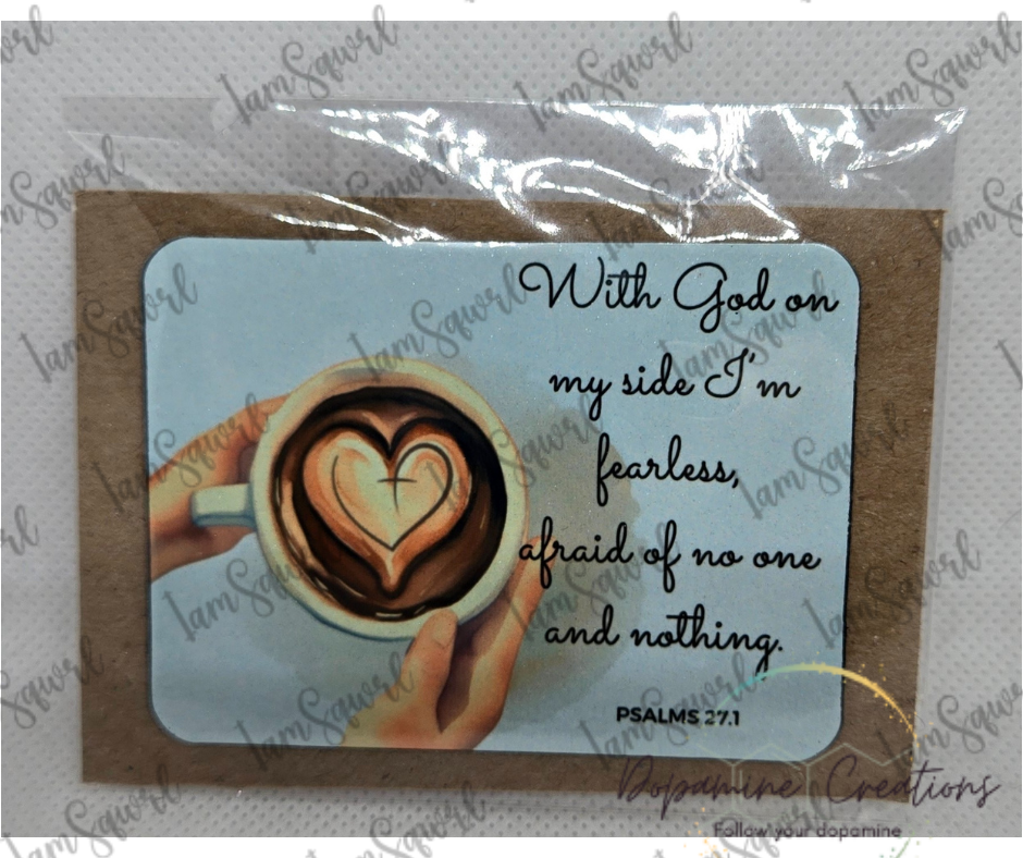 Brews & Blessings Psalms 27.1 Magnet