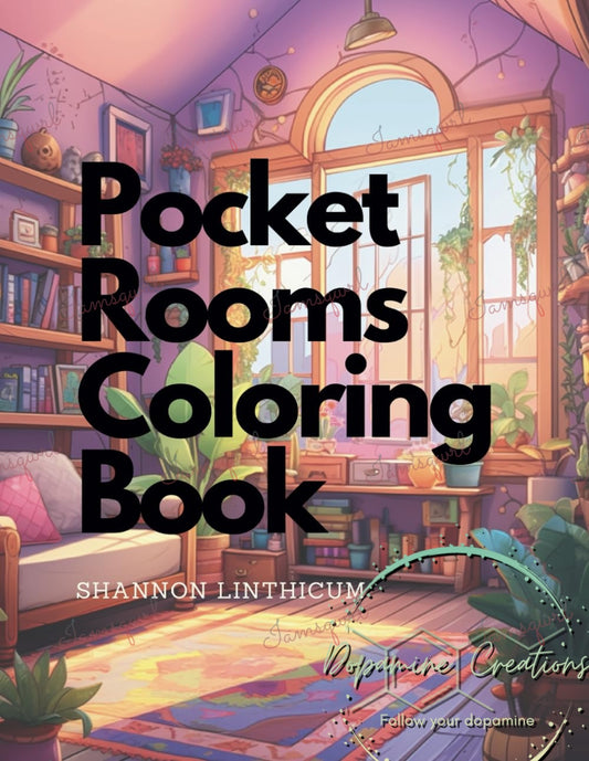 Pocket Rooms Coloring Book