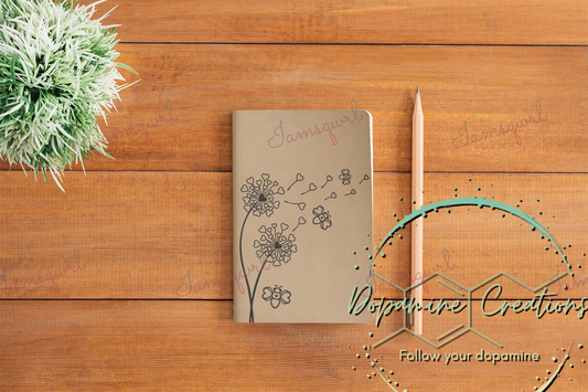 Dandelion Blank Notebook