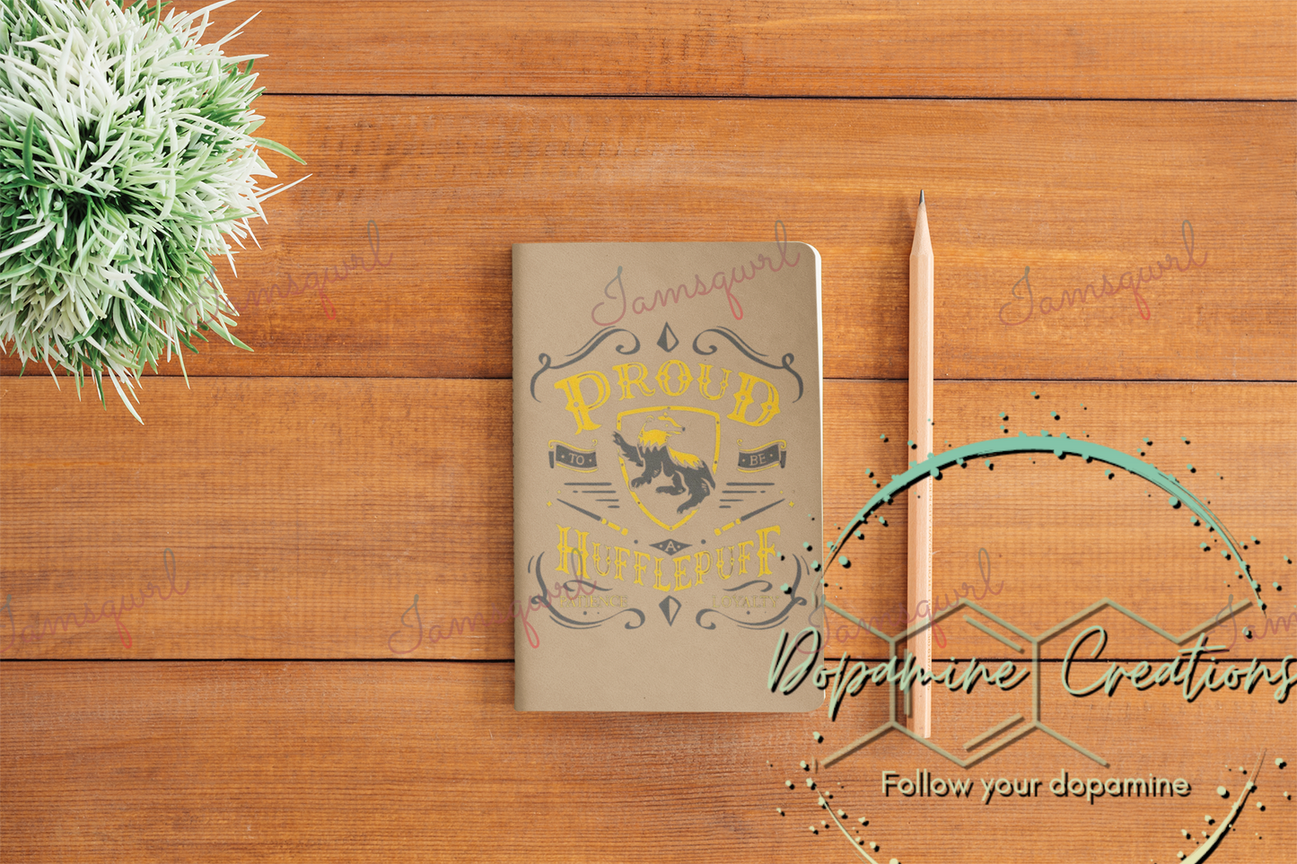 Proud to be Hufflepuff Blank Notebook